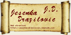 Jesenka Dražilović vizit kartica